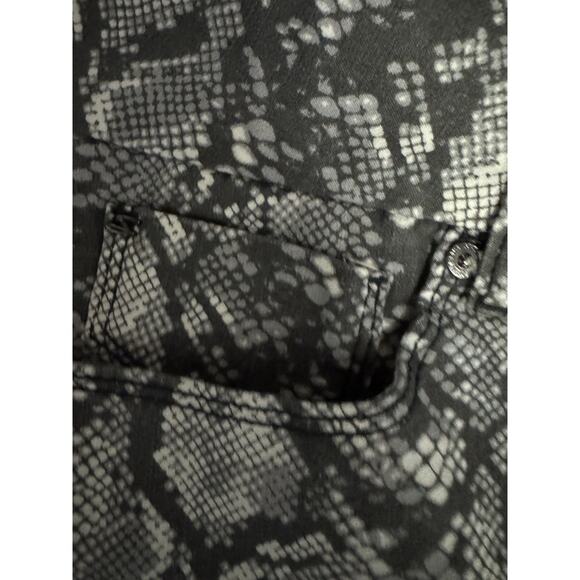 3 for 9 Seven7 Women's Pants Gray Size 6 Tummyless Skinny Jeans Snake High Rise - Picture 4 of 8